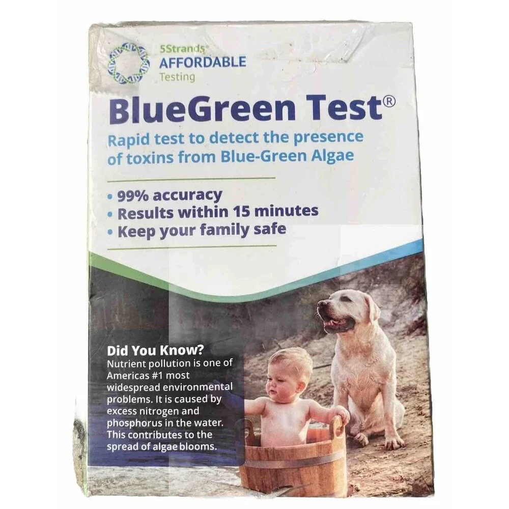 5Strands Blue Green Algae Test Kit at Home Lake & Pond Water Results In 15 Mins